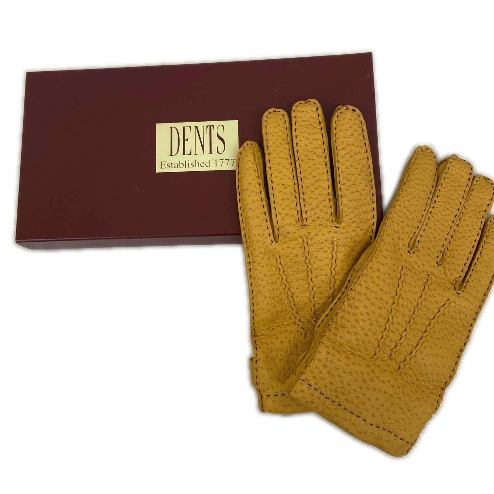 DENTS デンツ レザー手袋 コーク イエロー サイズ 8 ¹ᐟ² 手袋 レザー