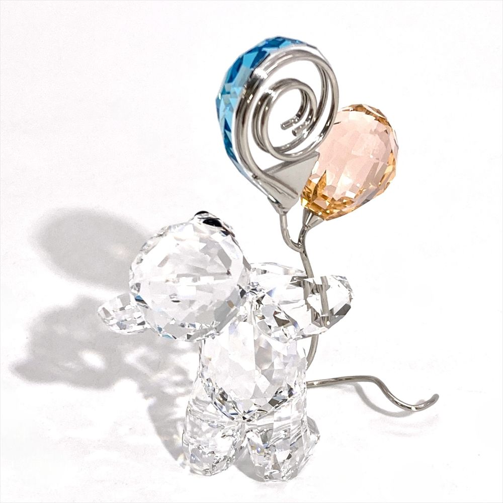 スワロフスキー SWAROVSKI マイリトルクリスベア ピクチャーホルダー オブジェ 置物 5557543 クリア くま 風船 写真立て 寝室小物 置物 インテリア小物