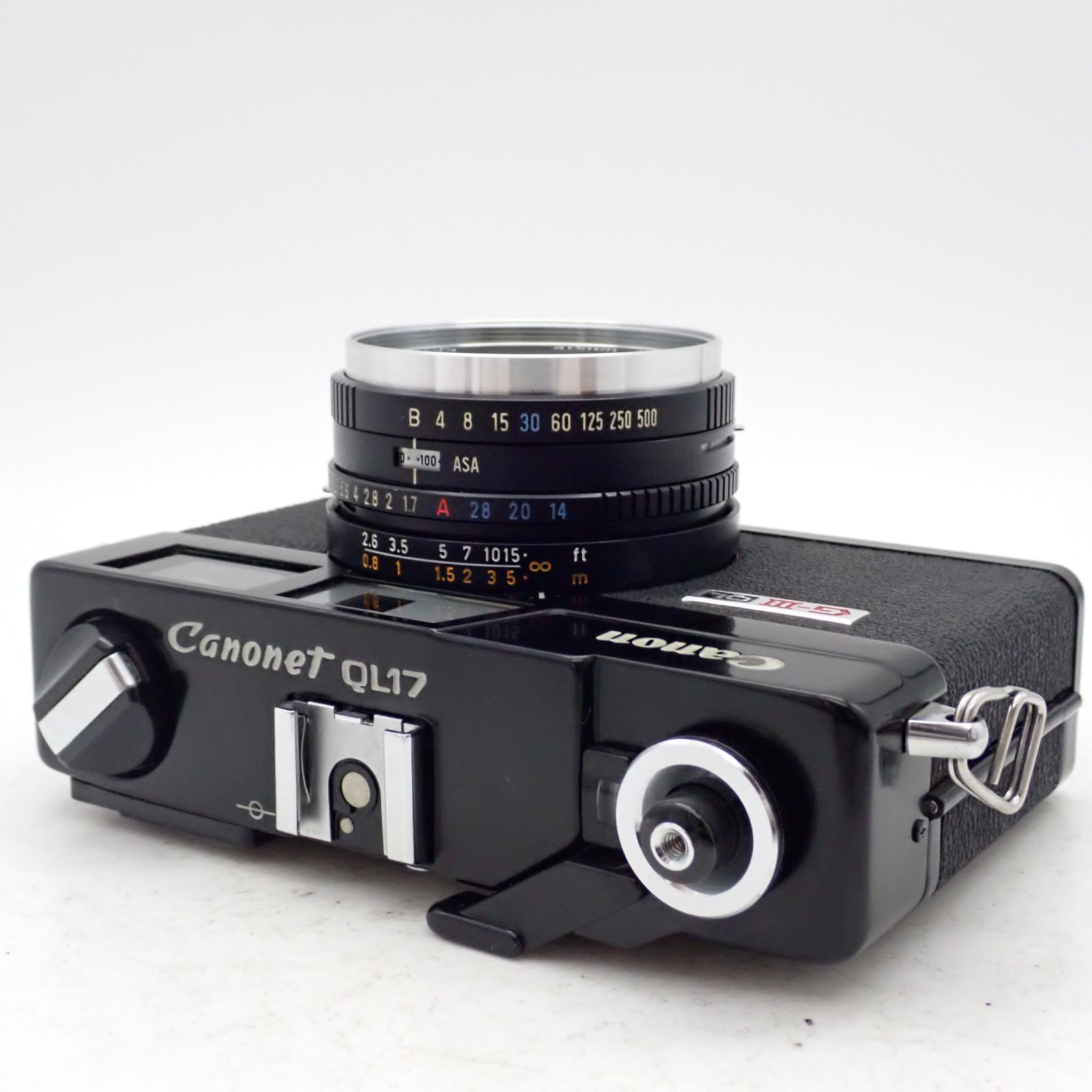 極上品 Canon Canonet QL17 G-III G3 ブラックペイント 40mm f1.7