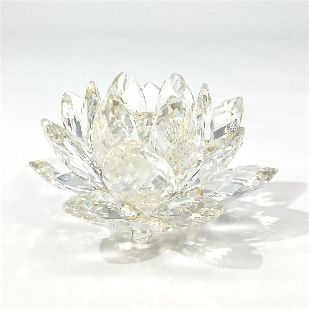 スワロフスキー SWAROVSKI キャンドルスタンド スイレン オブジェ 置物