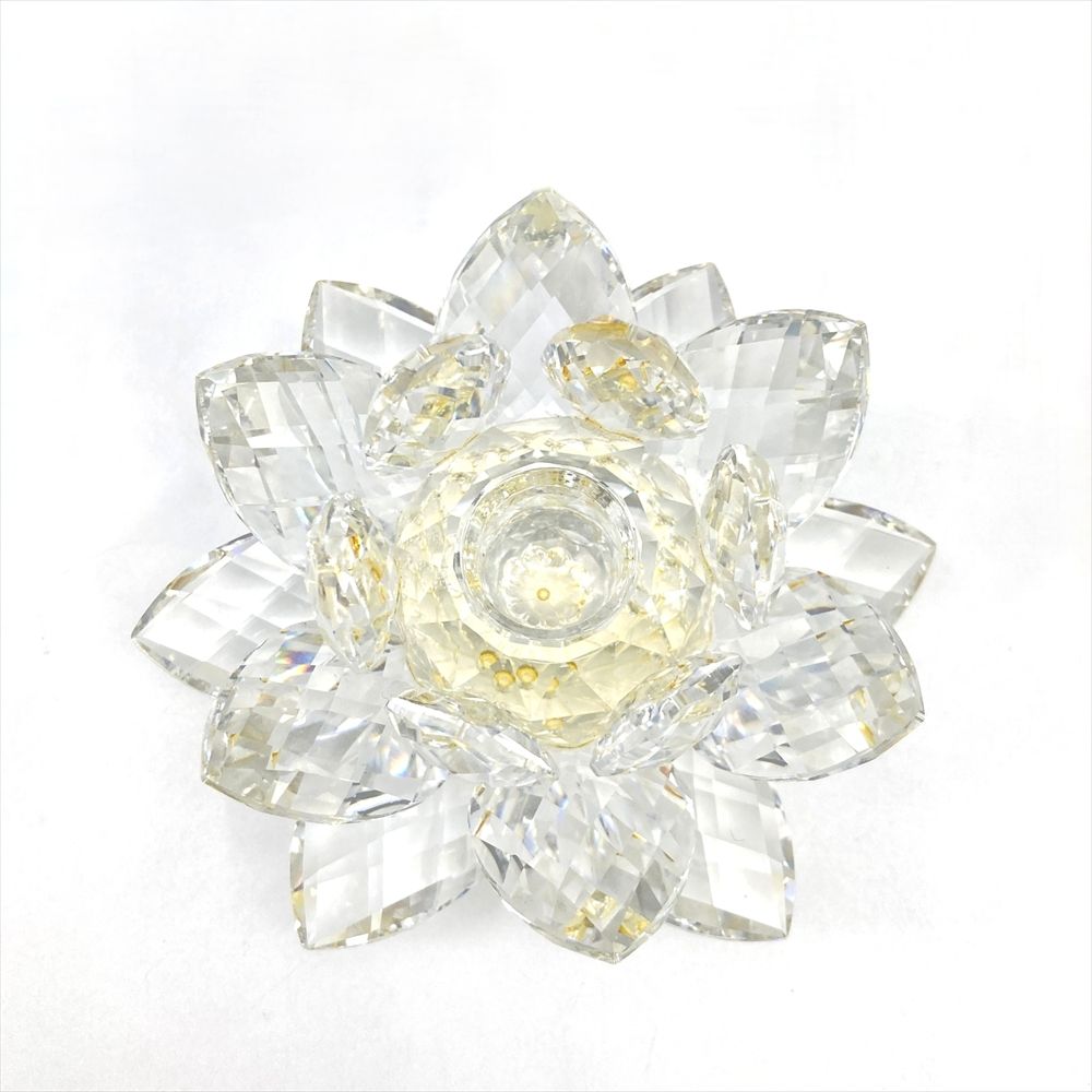 スワロフスキー SWAROVSKI キャンドルスタンド スイレン オブジェ 置物