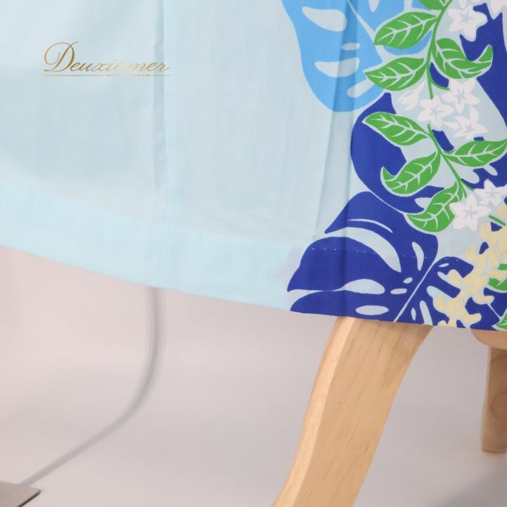 フラダンス 衣装 ワンピース ドレス ブルー系 マーメイドライン