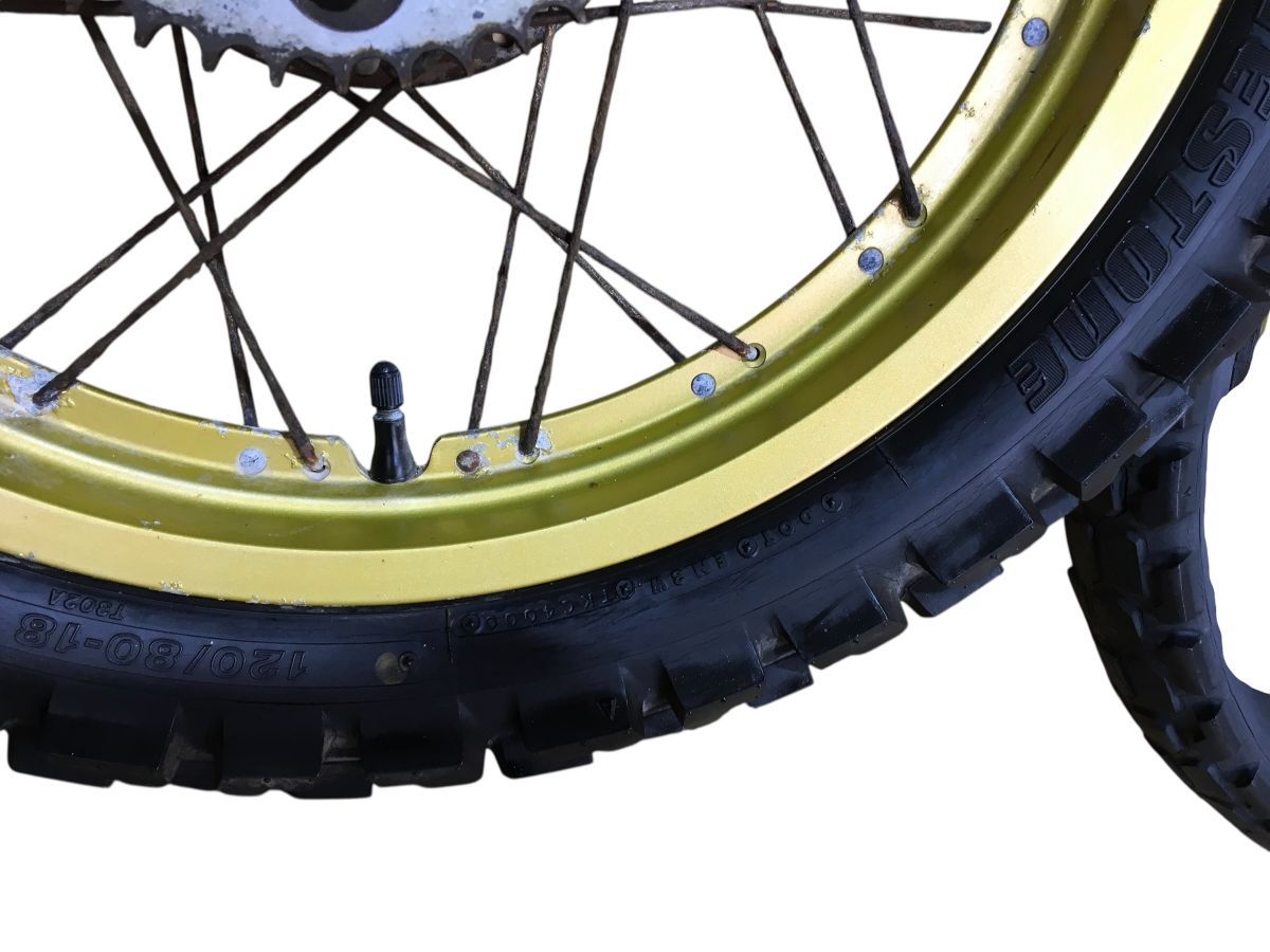 YAMAHA セロー225WE DG08J 前後 ホイール セット リアチューブレス