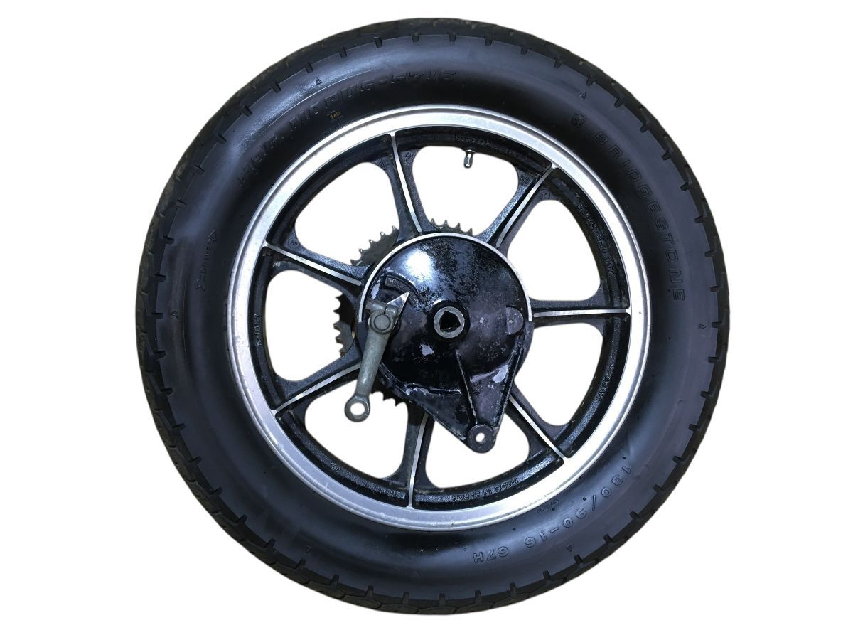 Kawasaki Z400LTD KZ400H ツイン リアホイール レストア 組み換え 流用