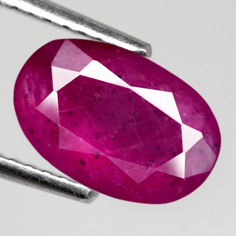 ◇大粒 ルビールース 2.45ct 2.45ct♥ ルビー オーバルカット◇ オーバル