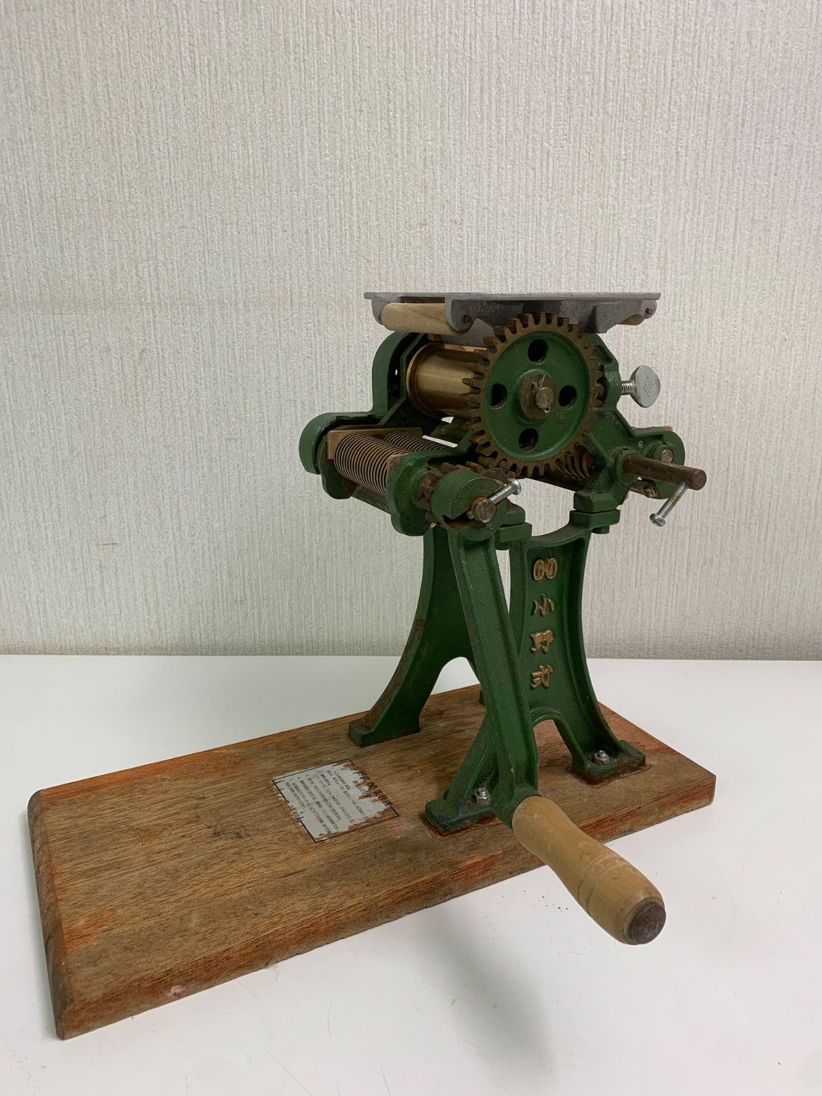 フォロー割対象商品 小野式製麺機 両刃 手動製麺機 ラーメン そば うどん 調理器具