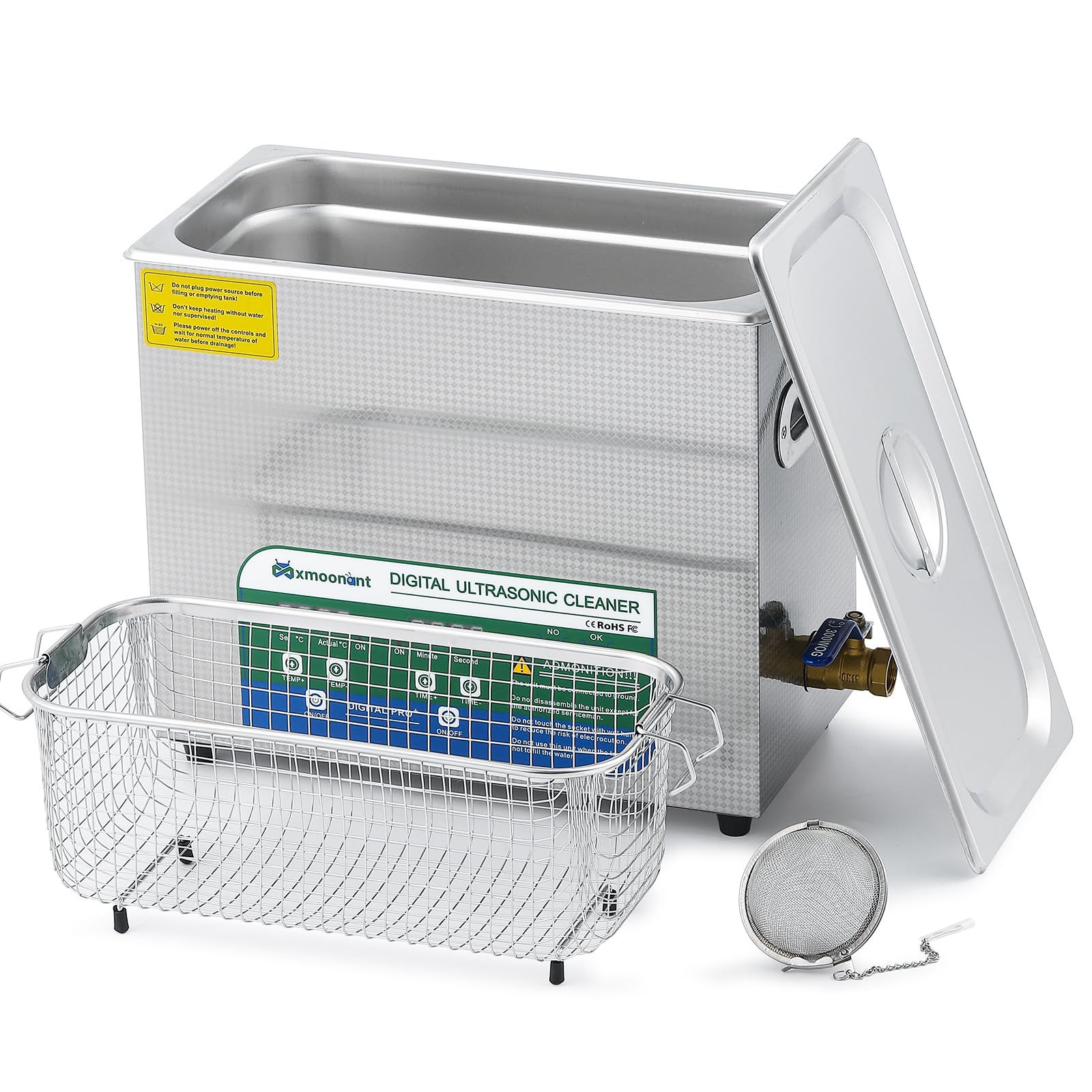 Mxmoonant 6Ｌ超音波洗浄機 卓上型超音波クリーナー(元箱以外あり) 新品 Mxmoonant 6L超音波洗浄機 卓上型超音波クリーナー 180w 20-80