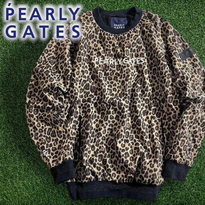 PEARLY GATES パーリーゲイツ ゴルフ 撥水 保温 レオパード柄 ヒョウ柄
