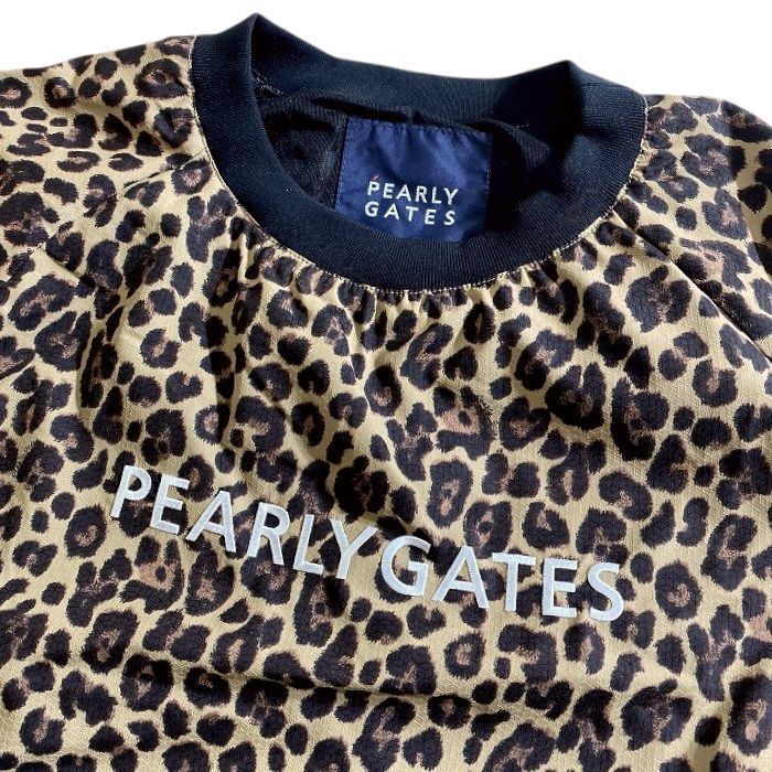 PEARLY GATES パーリーゲイツ ゴルフ 撥水 保温 レオパード柄 ヒョウ柄