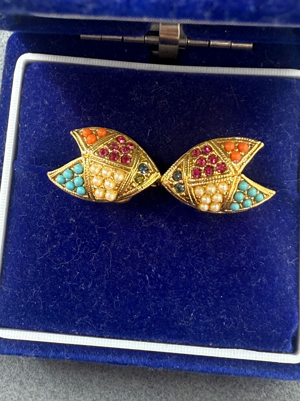 D【中古】D'OLRAN ドーラン カラフルストーン マルチストーン ゴールド