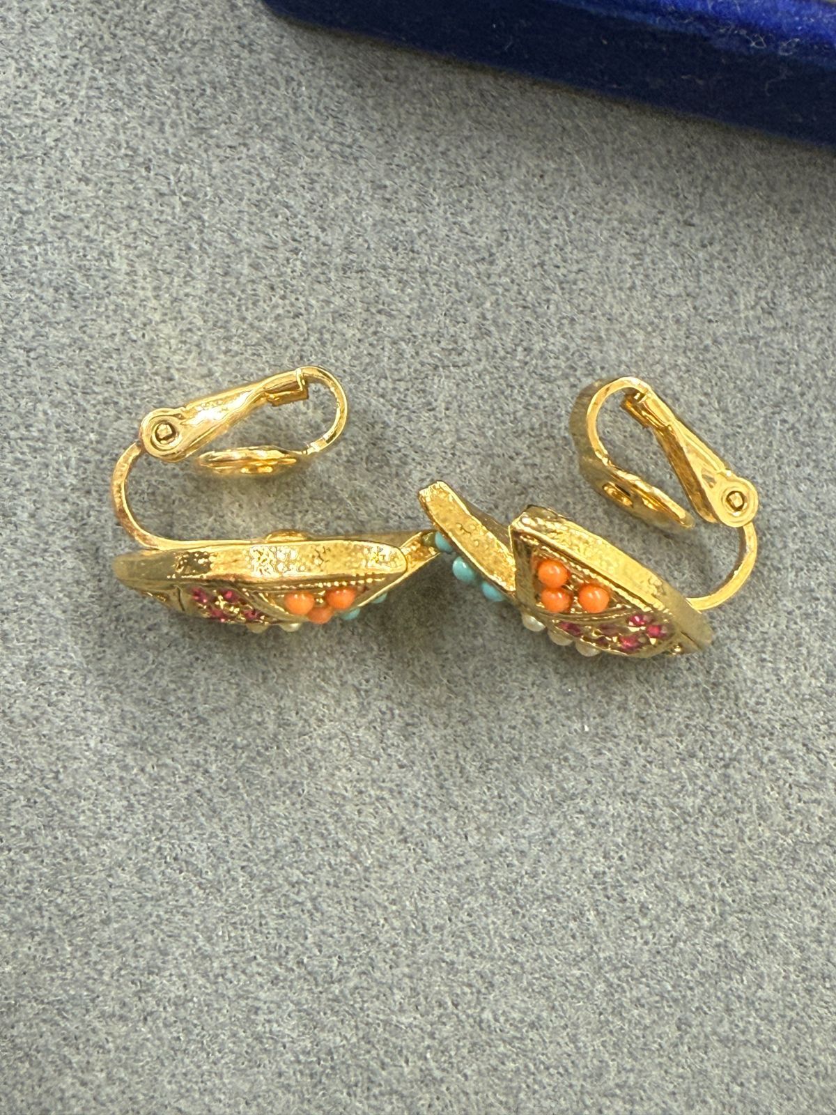 D【中古】D'OLRAN ドーラン カラフルストーン マルチストーン ゴールド