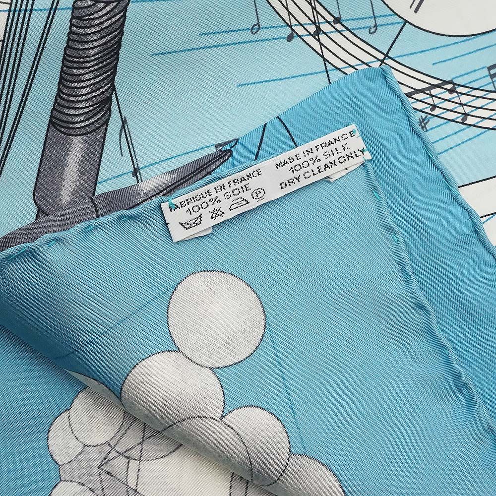 エルメス カレ 90 LA MUSIQUE DES SPHERES 球形が奏でる音楽 シルク100