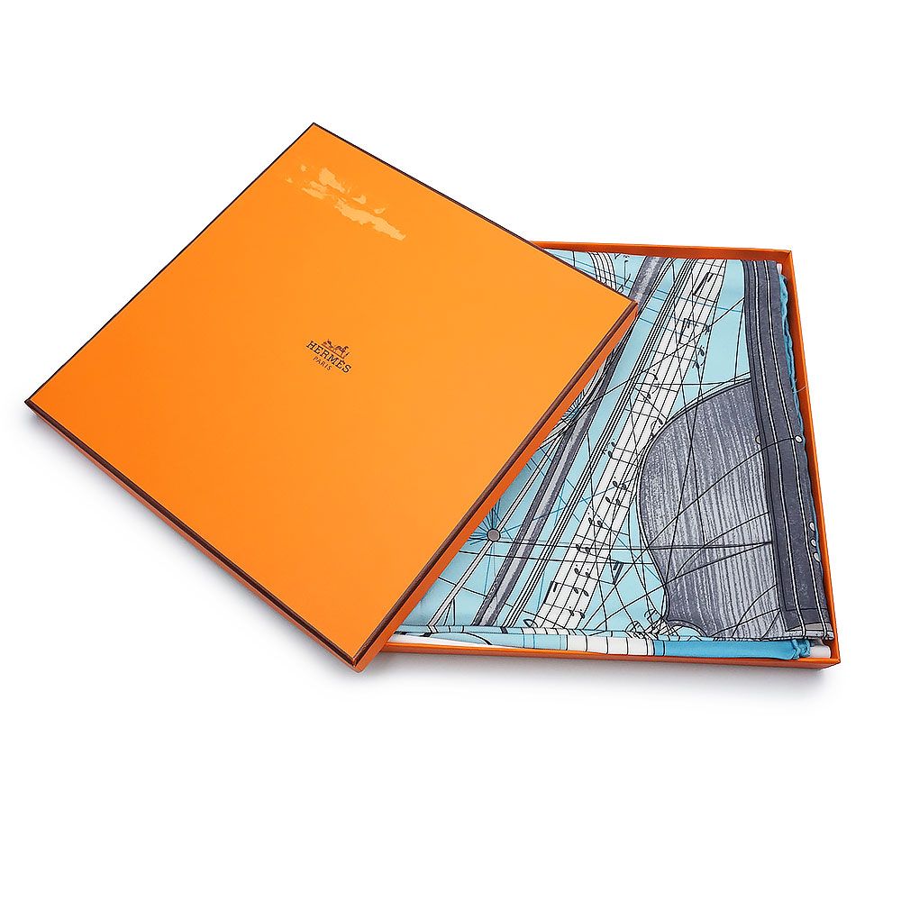 エルメス カレ 90 LA MUSIQUE DES SPHERES 球形が奏でる音楽 シルク100