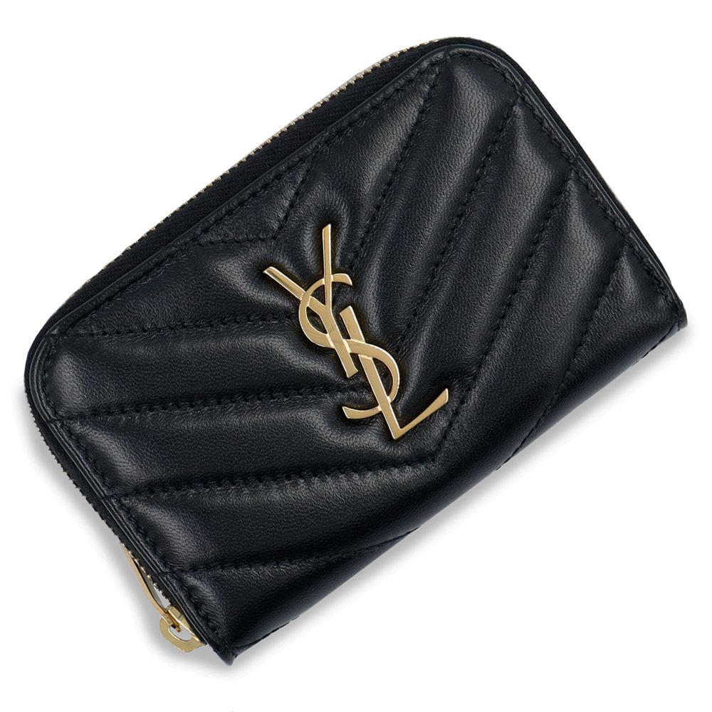 サンローラン 753788 カサンドラ マトラッセ ラムスキン ブラック