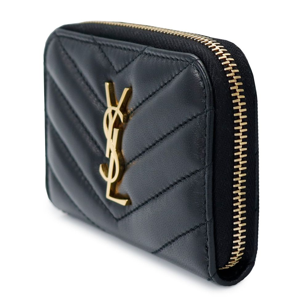 サンローラン 753788 カサンドラ マトラッセ ラムスキン ブラック