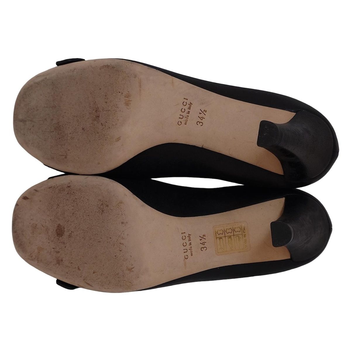 GUCCI(グッチ) パンプス 34 1/2 レディース - 260872 黒 GGマーモント