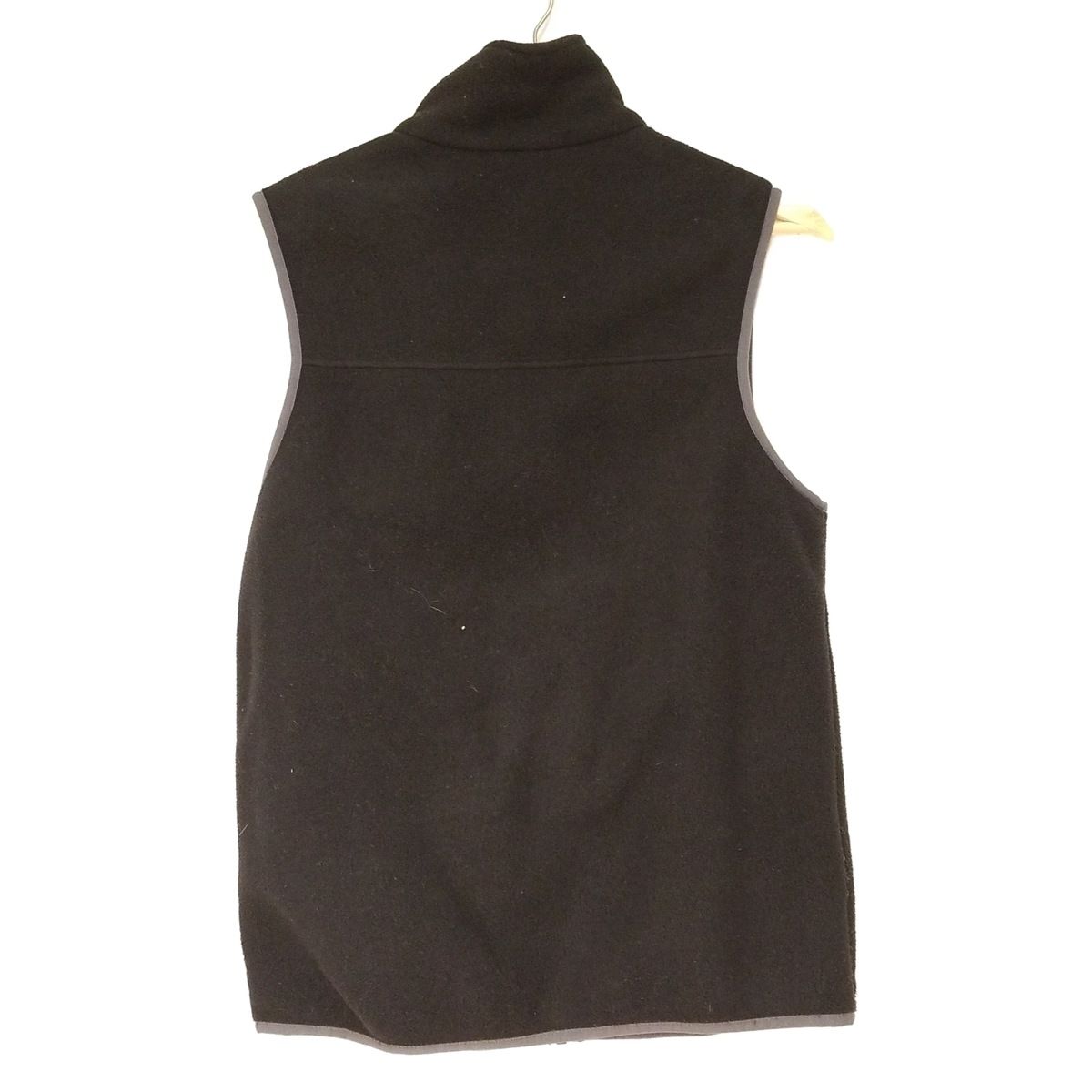 Patagonia(パタゴニア) ベスト サイズS メンズ - 黒 フリース/ジップ