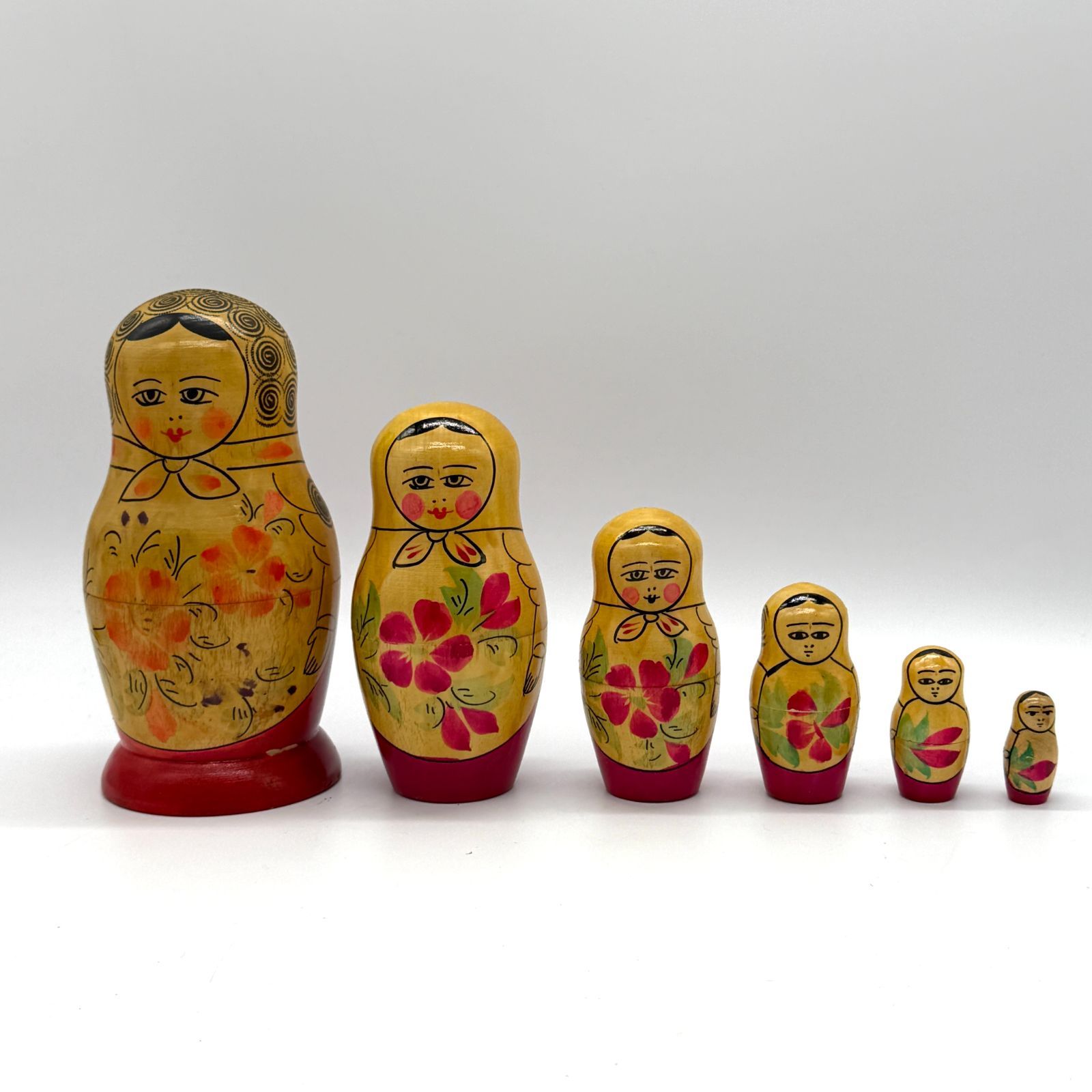 マトリョーシカ 6ピース USSR製（旧ソ連）ヴィンテージ アンティーク
