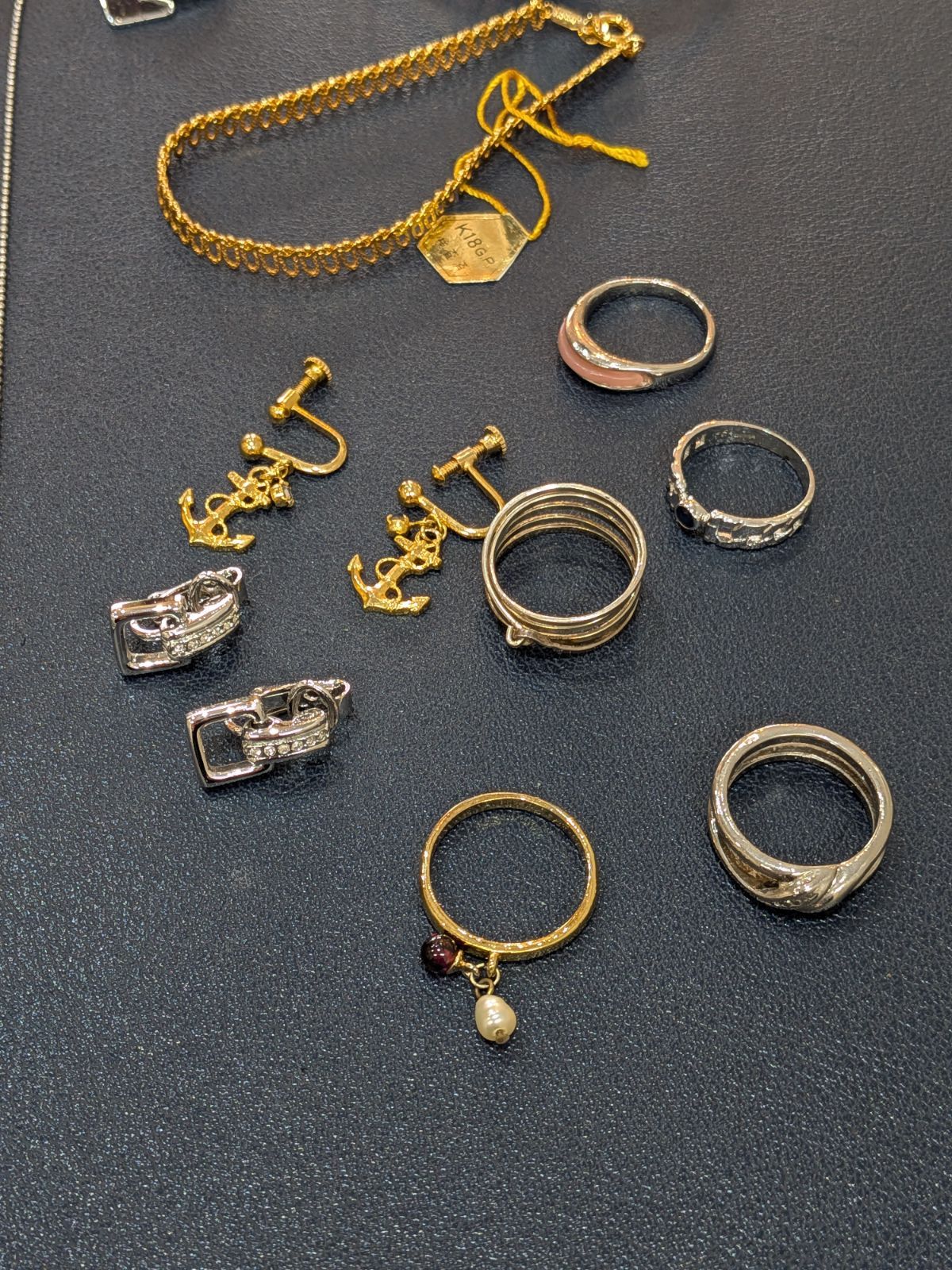 遺品整理 ネックレス ピアス まとめ k18gp シルバー 925 遺品・生前