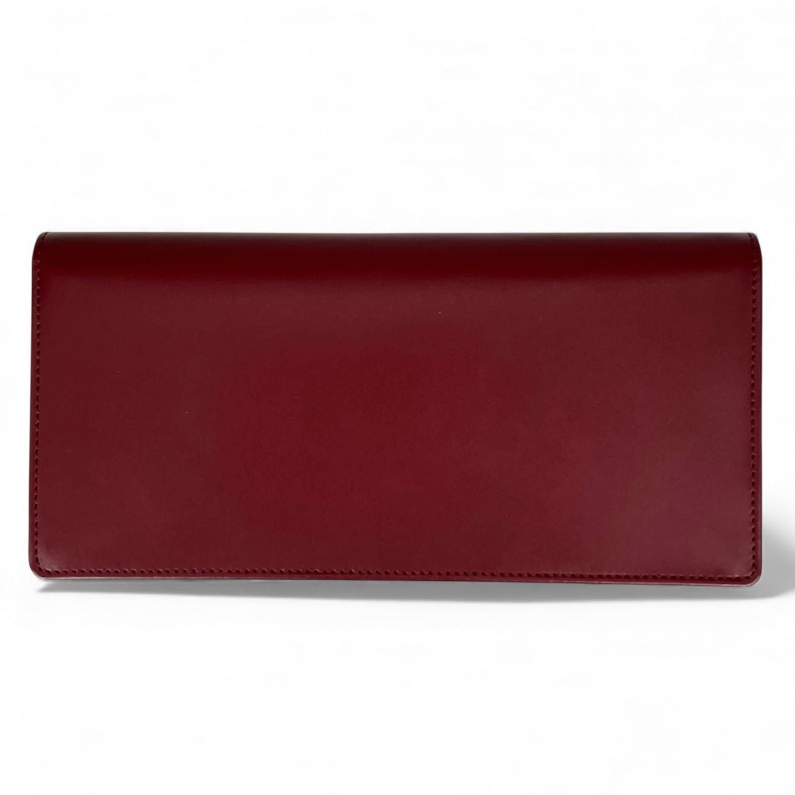 未使用品△Cartier カルティエ マスト ドゥ ライン 二つ折り レザー 長