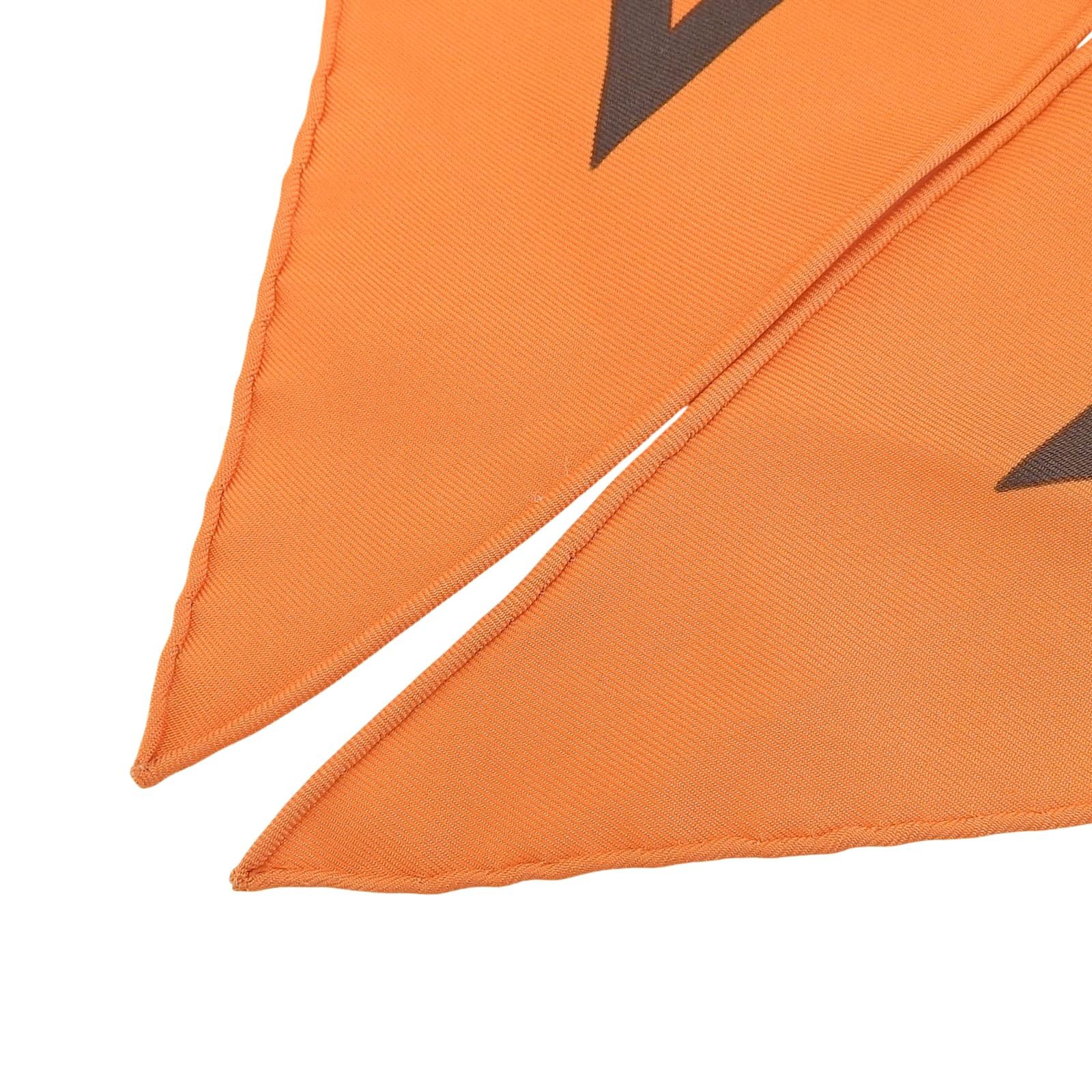 極美品△HERMES エルメス ツイリー シルク100％ BOLDUC ボルデュック