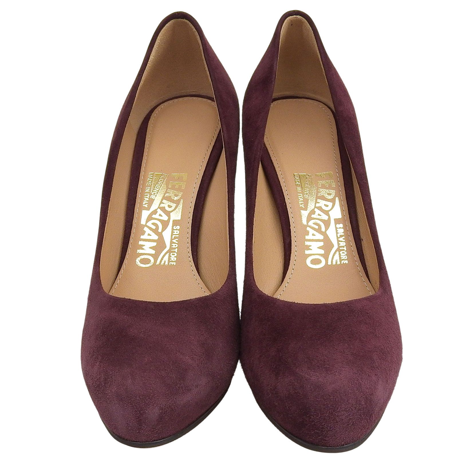 未使用品△Salvatore Ferragamo サルヴァトーレフェラガモ ラウンド