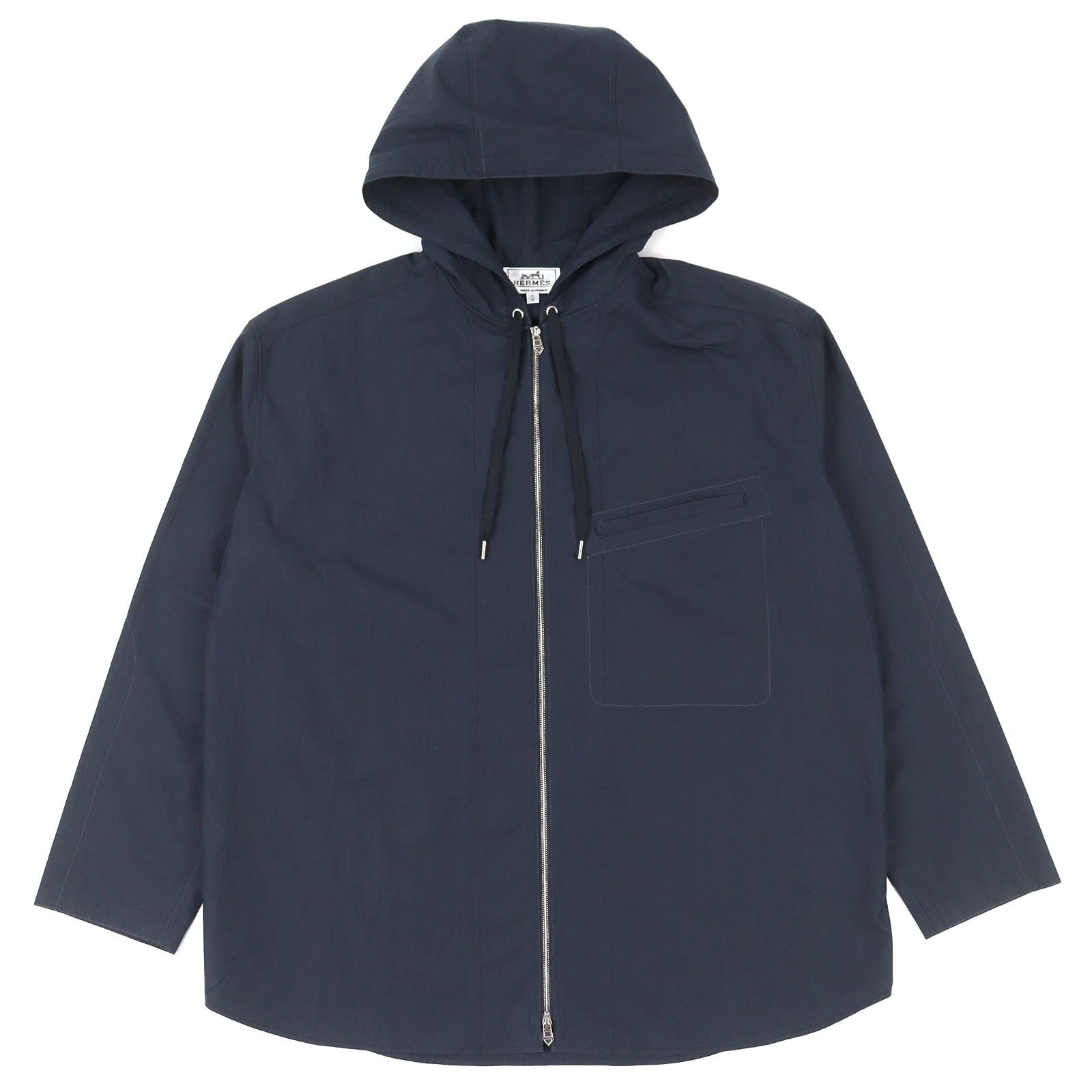 未使用品△HERMES エルメス H566160H2 コットン100％ ジップアップ