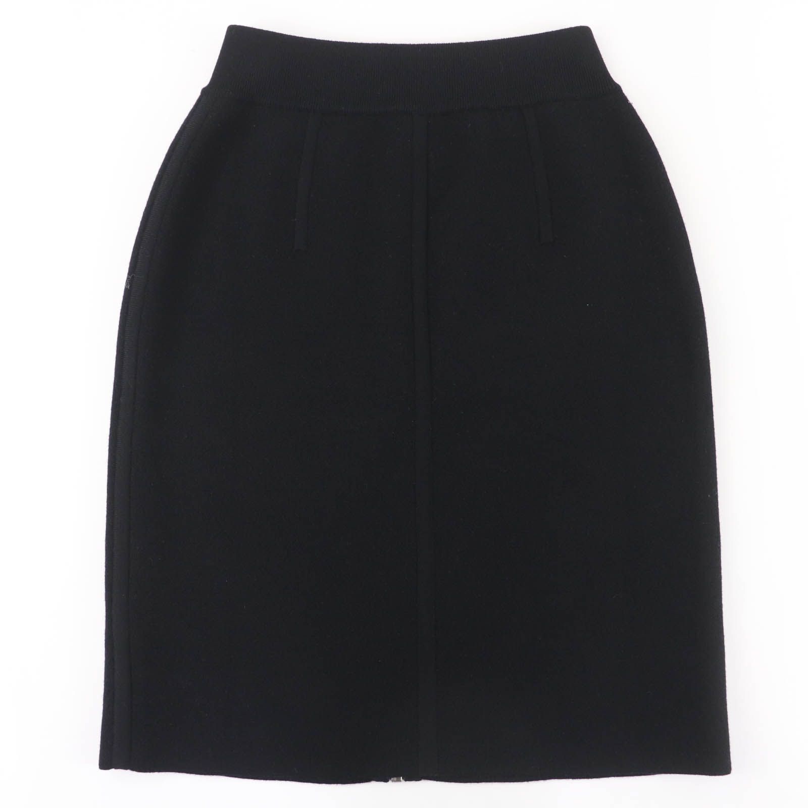 HERMES エルメス　ウールカシミヤスカート　2H2305D6 HERMES エルメス ウールカシミヤスカート 2H2305D6