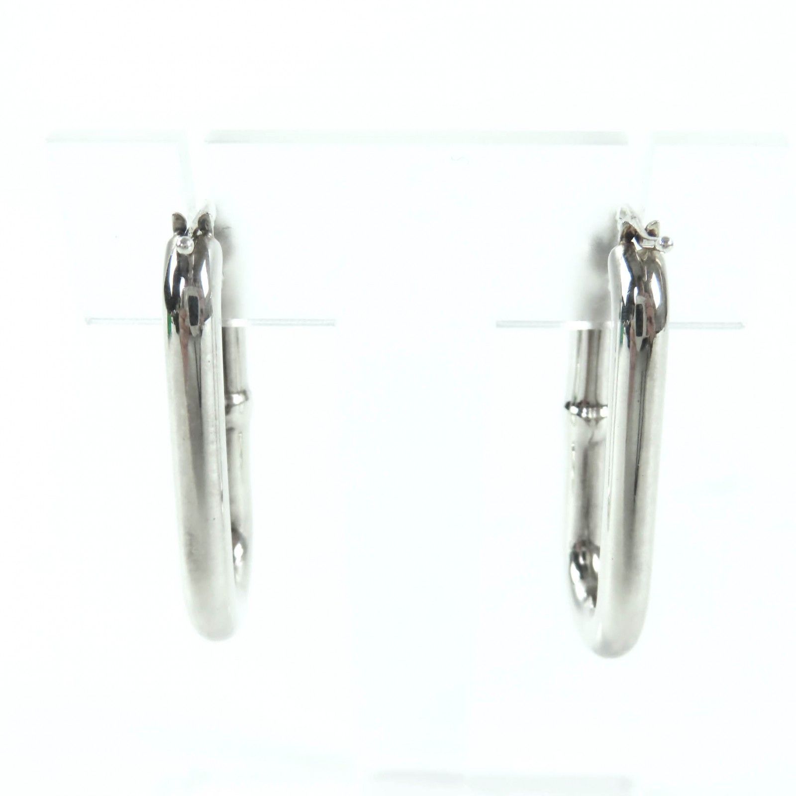 美品☆BOTTEGAVENETA ボッテガヴェネタ チェーンフープピアス SV925