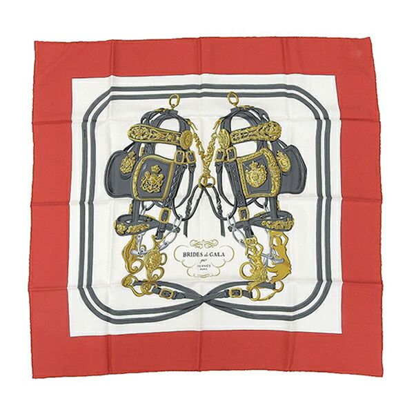 HERMES エルメス カレ90 BRIDES DE GALA ブリッド・ドゥ・ガラ 箱付