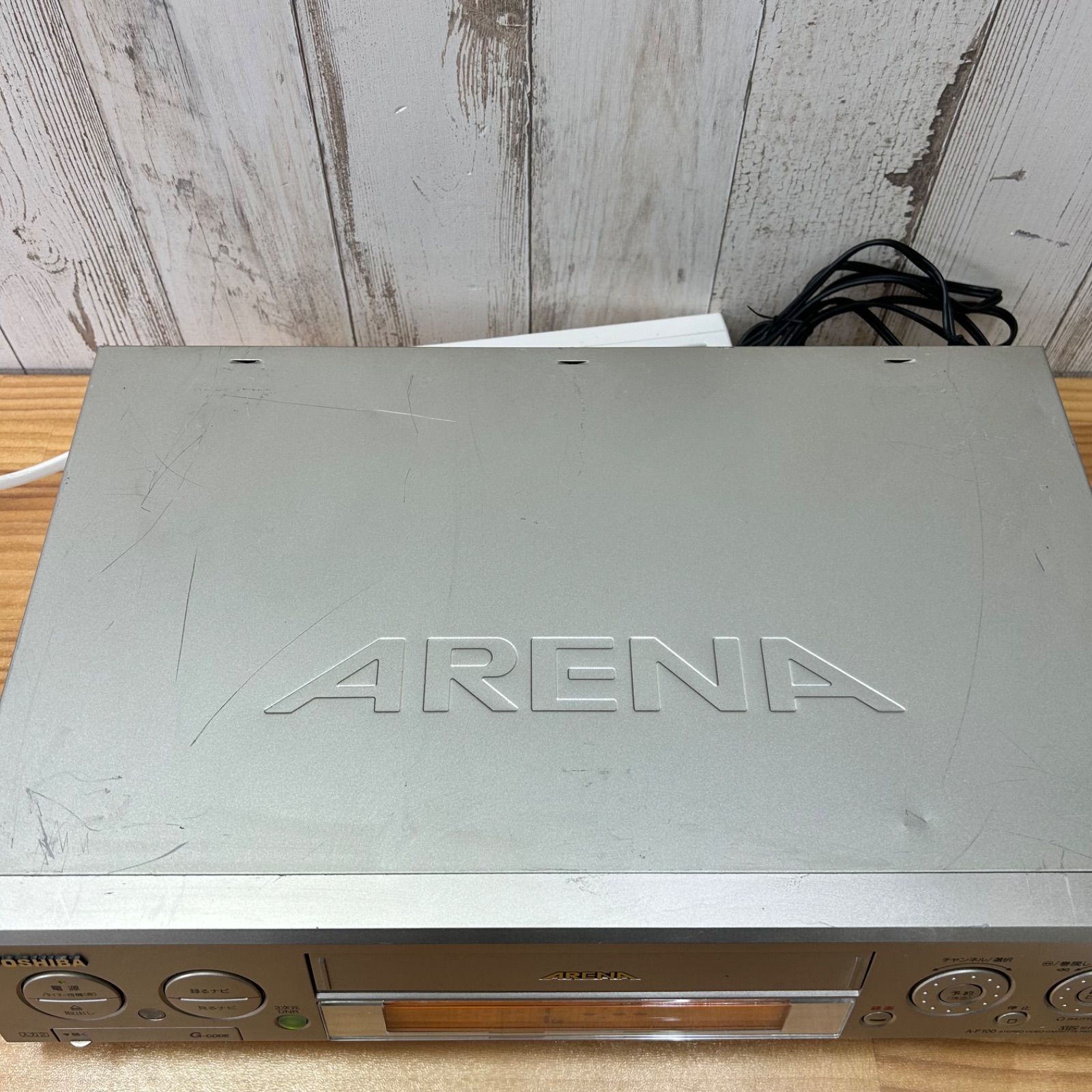 TOSHIBA 東芝 ARENA A-F100 VHSビデオデッキ Hi-Fi ステレオ ビデオ