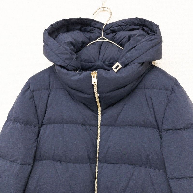 HERNO ヘルノ ダウンコート 切り替え レイヤード ウール フード