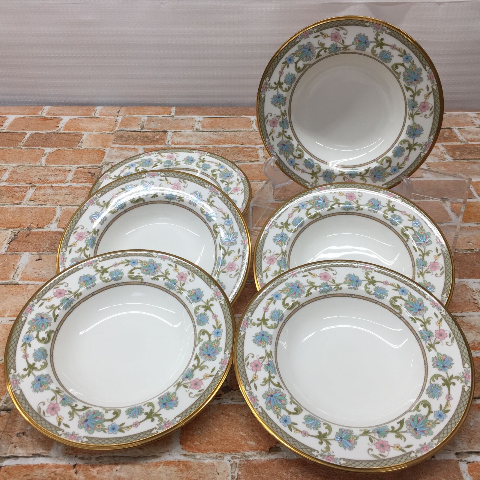 NORITAKE ノリタケ ヨシノ スープ皿 6枚セット Noritake ノリタケ YOSHINO ヨシノ スープ皿 直径約21.5㎝ 6枚セット