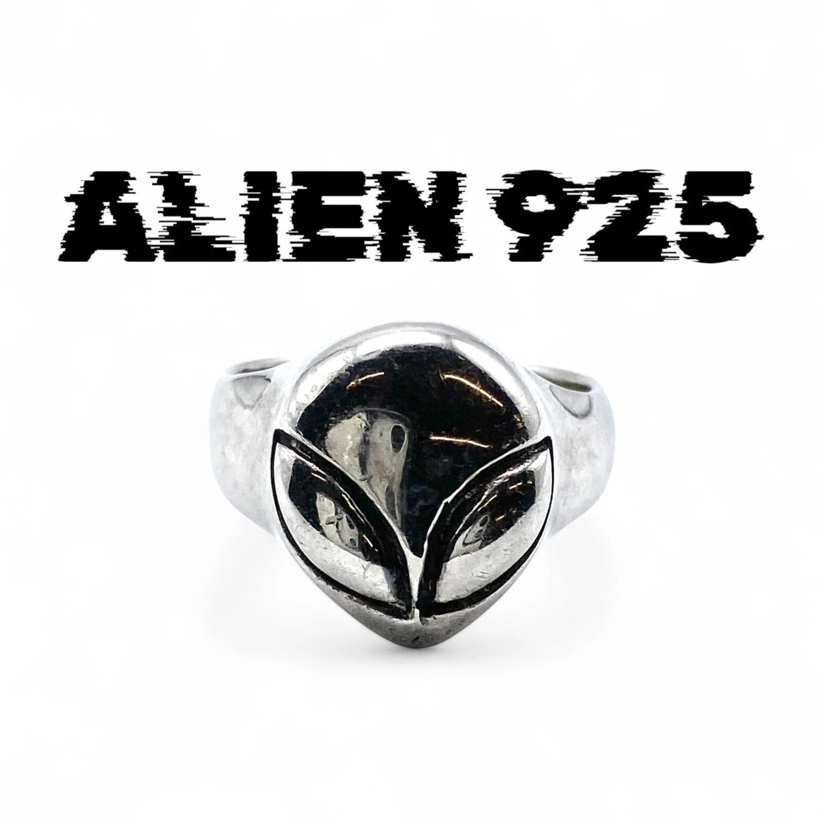 未確認生物】UMA エイリアンモチーフ Silver 925 刻印 80s Vintage