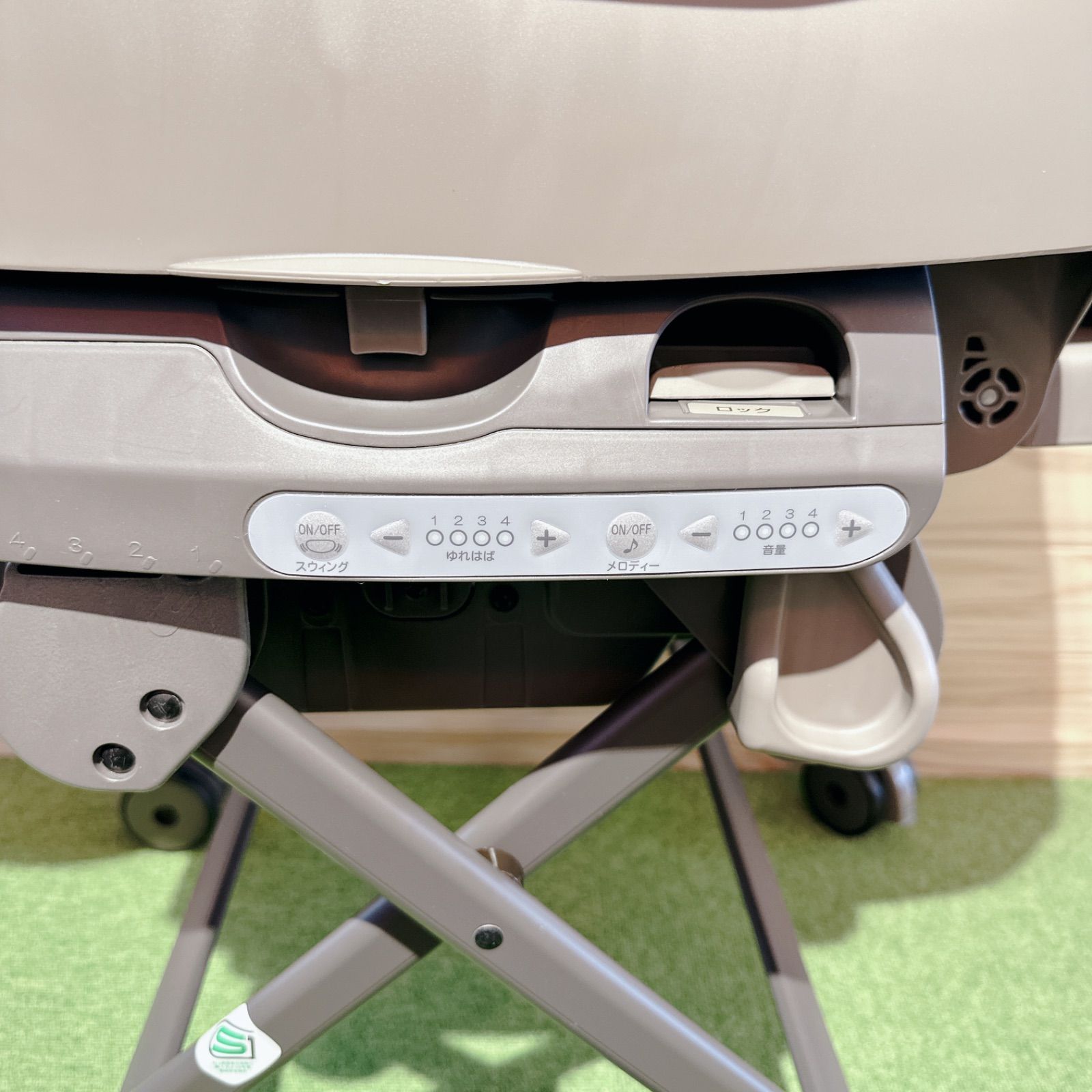 極美品☆ Combi コンビ ネムリラ AUTO SWING tete a tete 動作確認済み