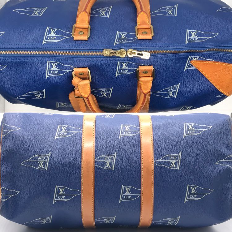 ルイヴィトン カップ キーポル 45 ボストンバッグ サンディエゴブルー