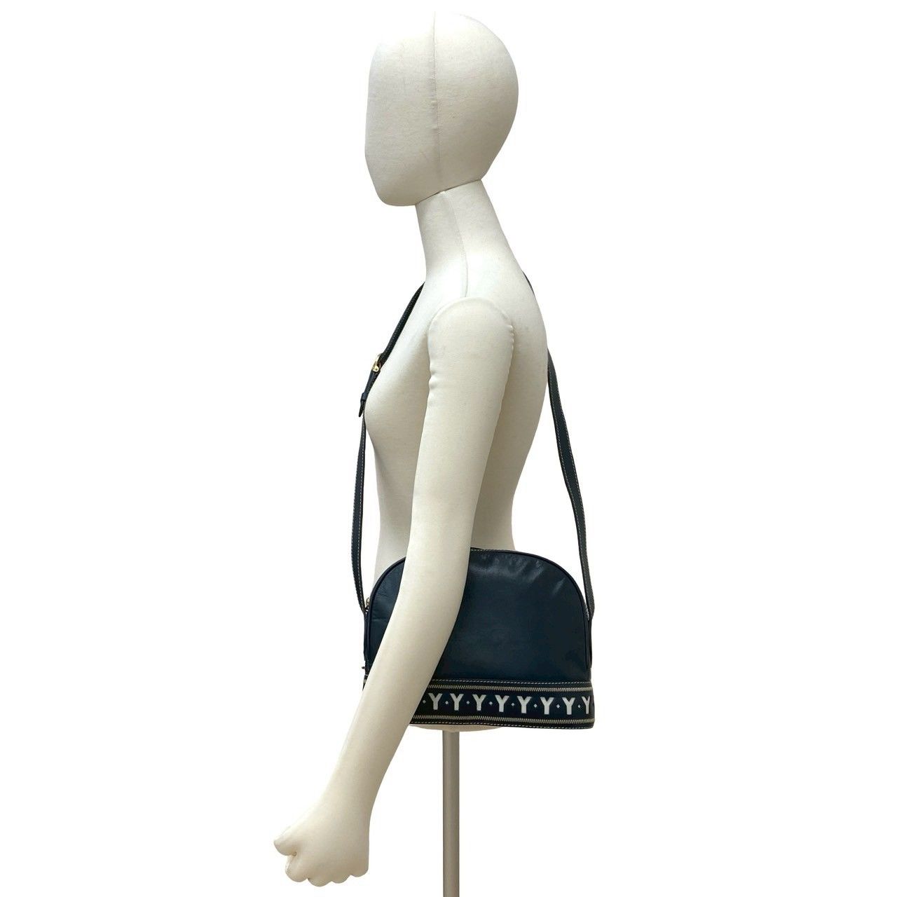 極 美品 YVES SAINT LAURENT イヴ サンローラン ヴィンテージ YSL ロゴ