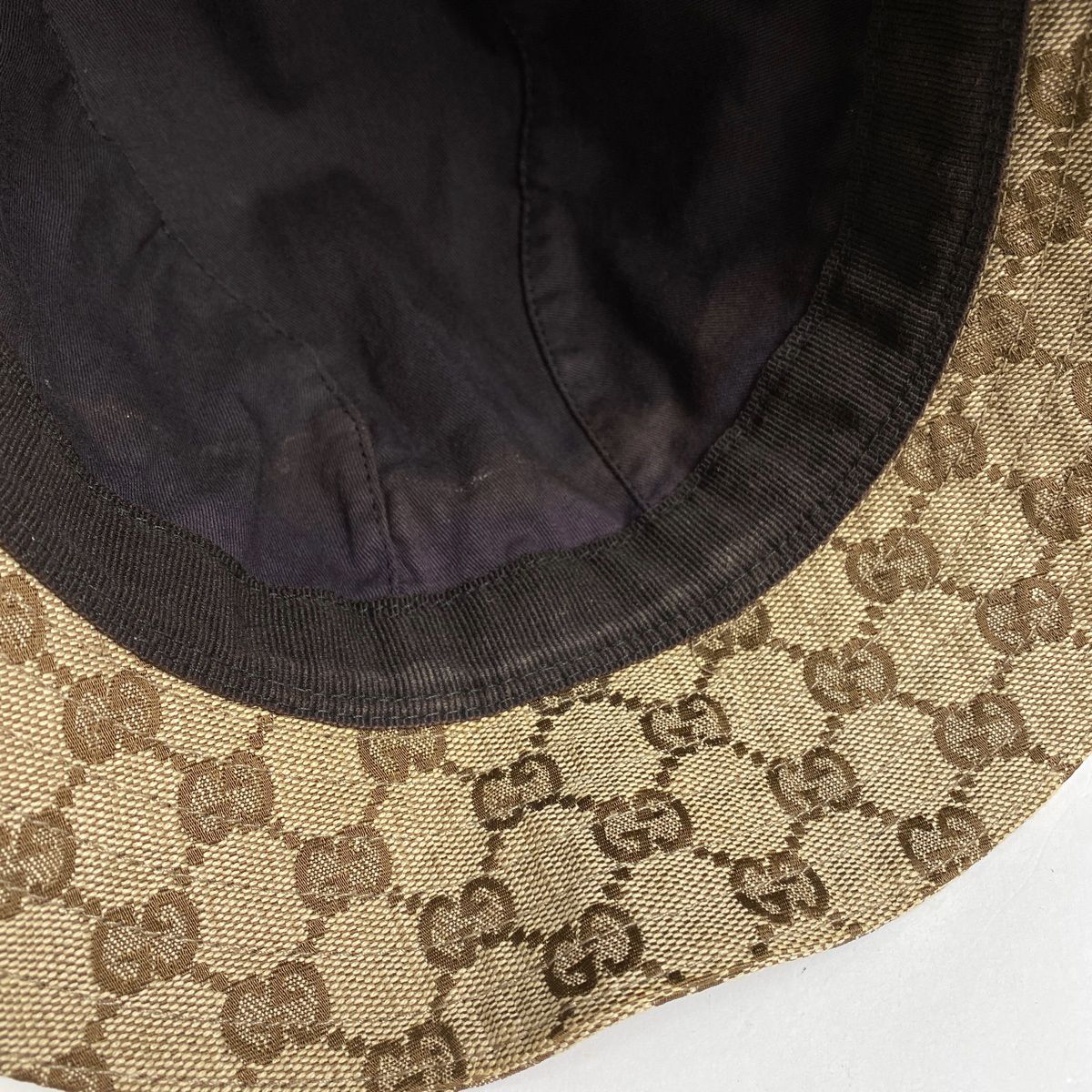 在庫一掃】 グッチ GUCCI GG柄 ハット バケットハット シェリーライン