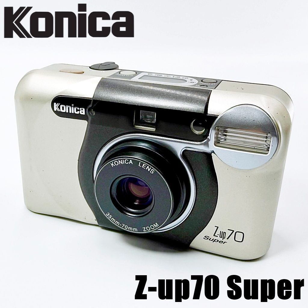 美品】コニカ KONICA Z-up70 Super コンパクトフィルムカメラ 中古