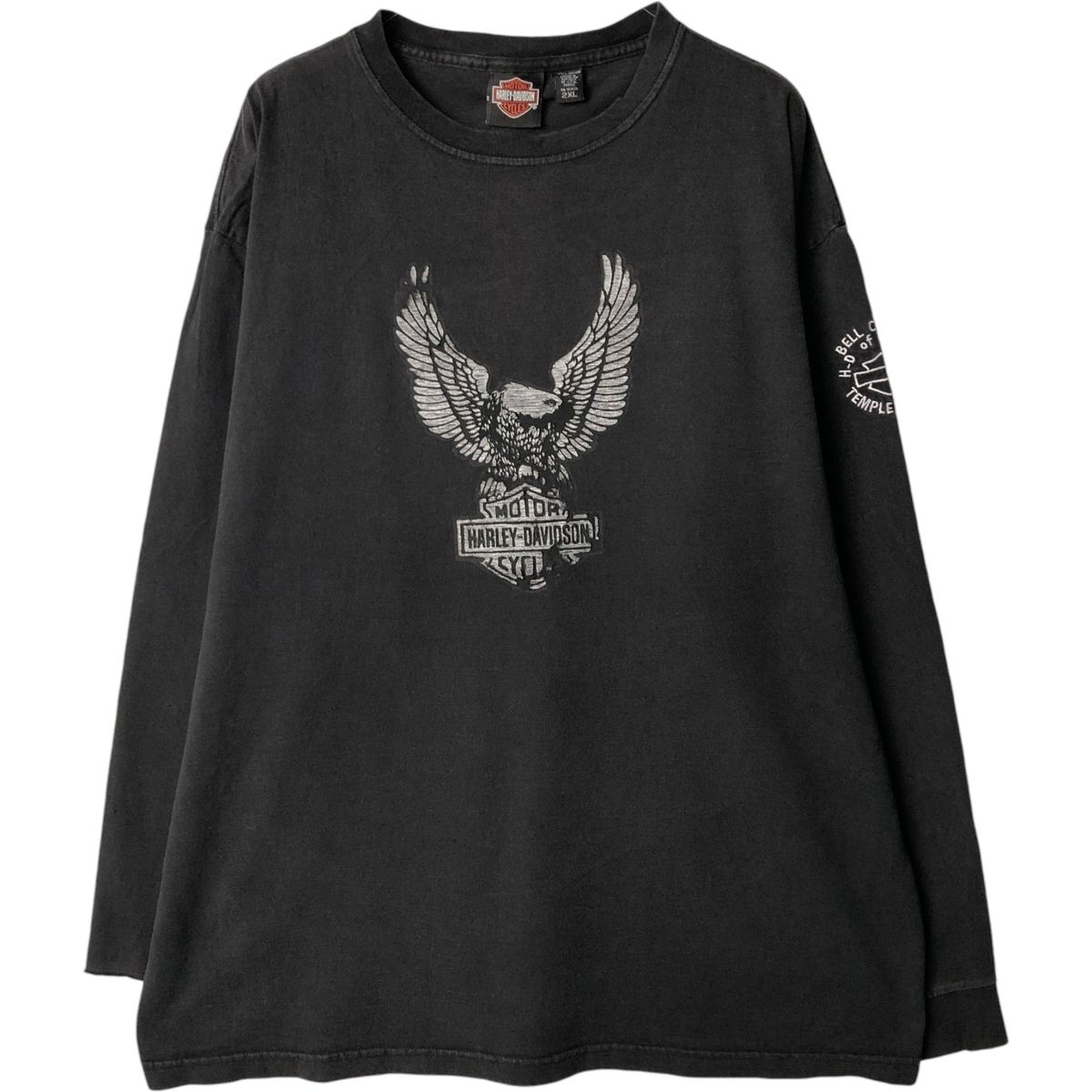 古着 ハーレーダビッドソン Harley-Davidson 鷲柄 イーグル柄 モーター
