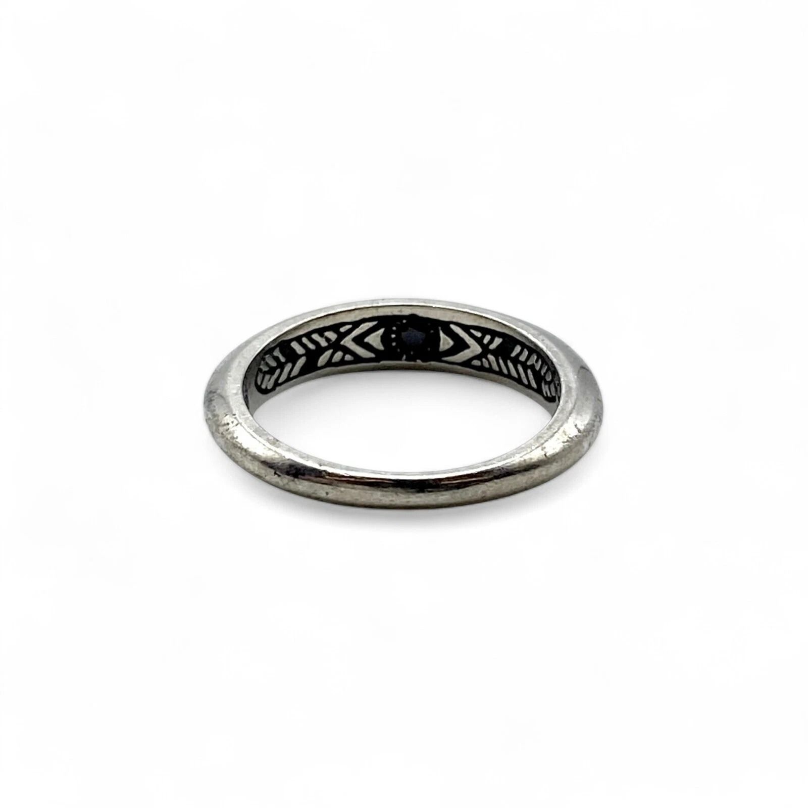 隠された魅力】シンプル Silver 925 刻印 90s Vintage Ring シルバー