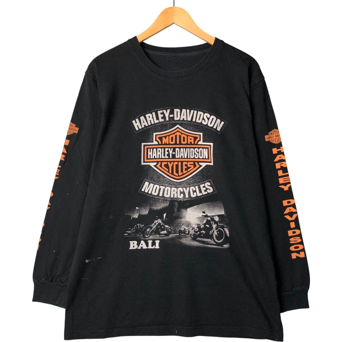 Harley Davidson ハーレーダビッドソン ロンT 古着 ハーレーダビッドソン Harley-Davidson モーターサイクル ロングT