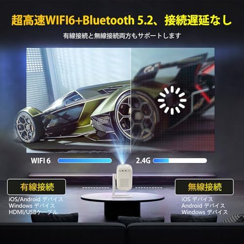 ⭐️メルカリ上最新モデル⭐️プロジェクター プロジェクター 家庭用