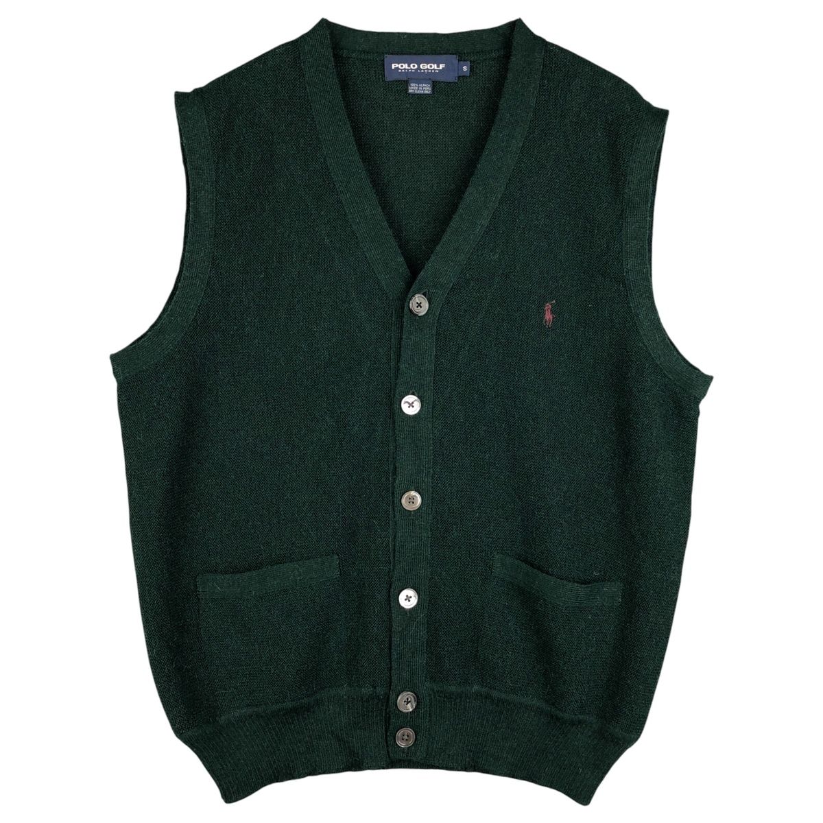 古着 ラルフローレン Ralph Lauren POLO GOLF ポロゴルフ 前開き 