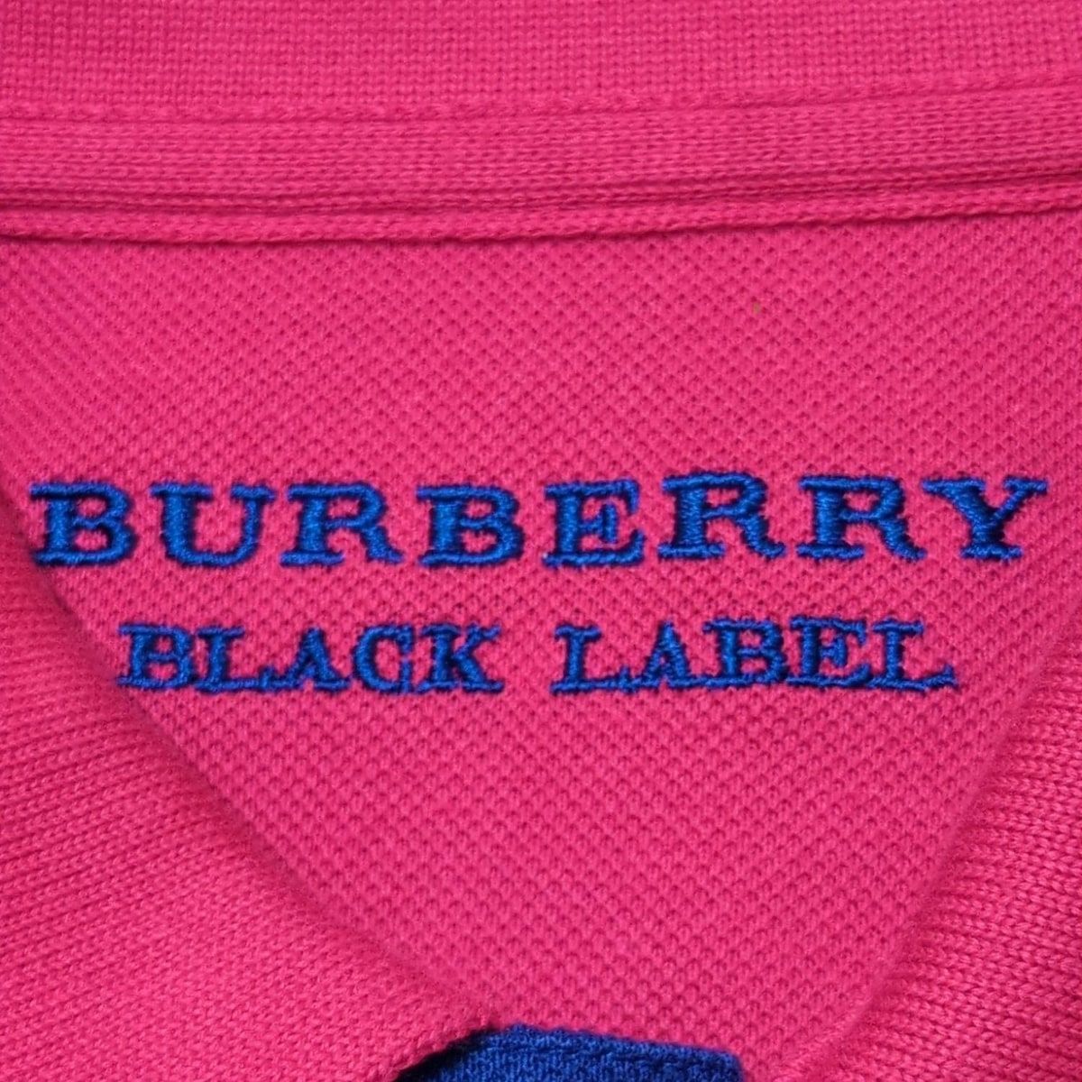 Burberry Black Label(バーバリーブラックレーベル) 半袖ポロシャツ