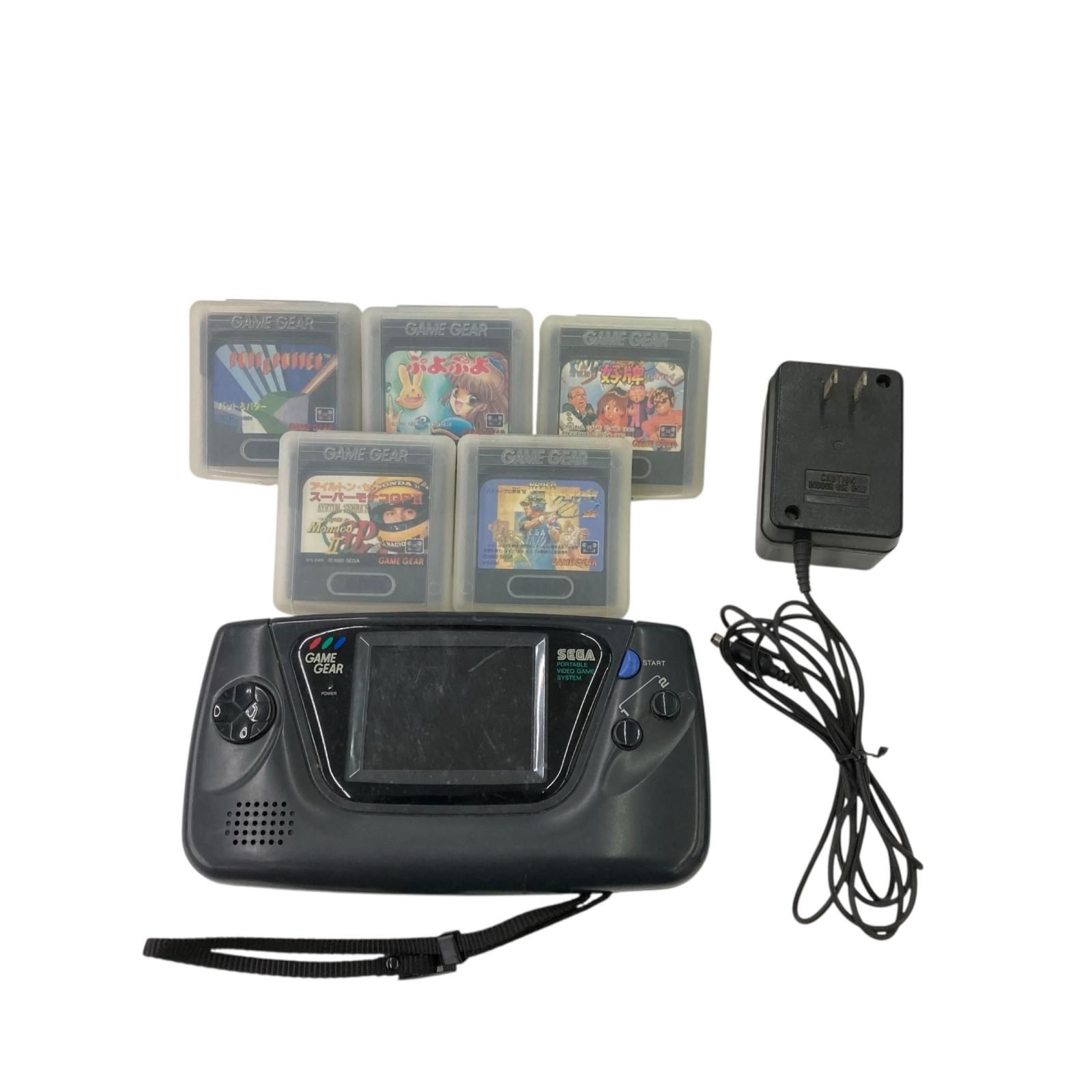 186000 ジャンク品 SEGA GAME GEAR ゲームギア本体 カセット まとめ