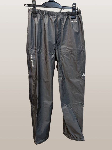 ♥ 保管品 mont bell モンベル ストームクルーザーフルジップパンツ 1128565 S 23 26インチ グレー系 タグ付き 17587