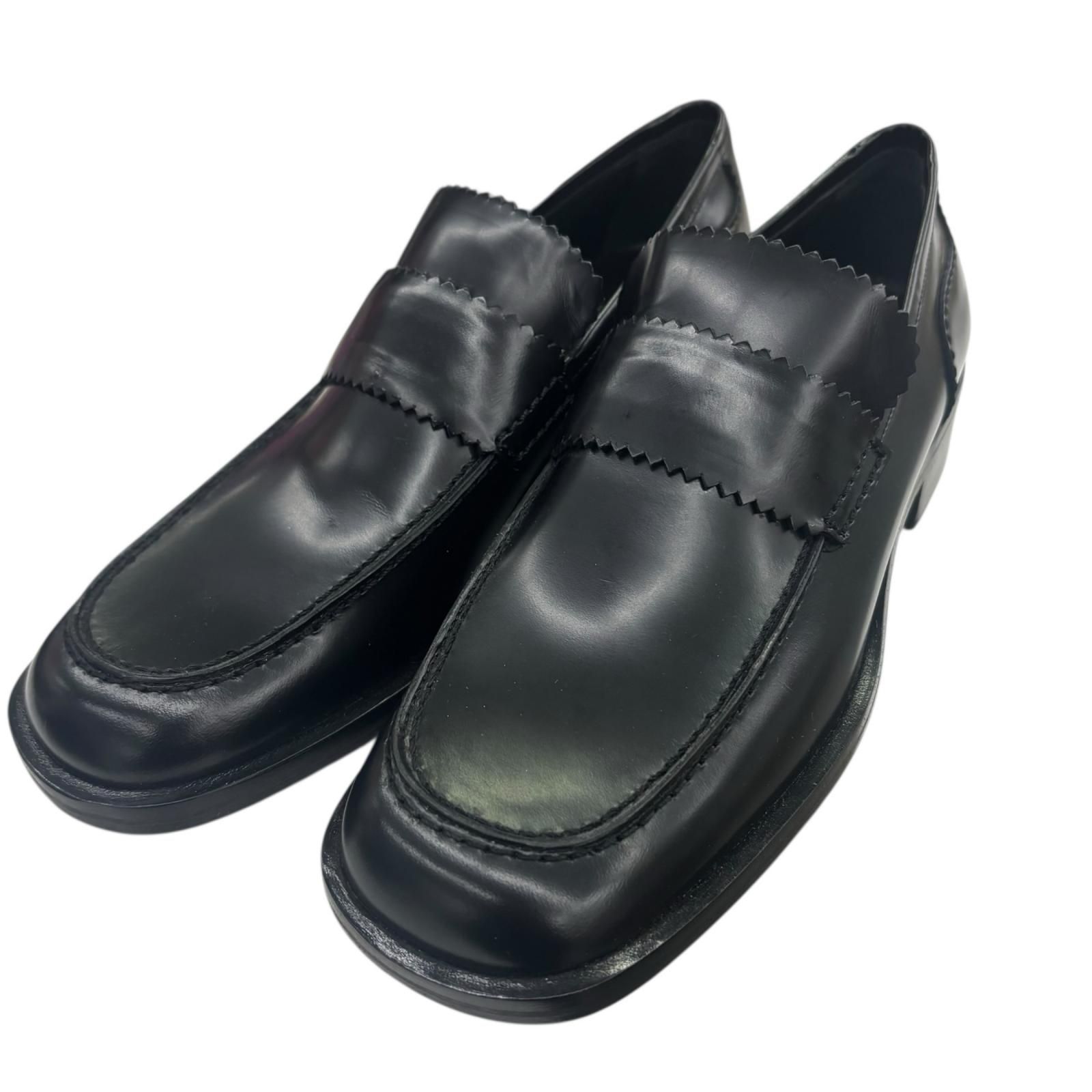 186005 GUCCI グッチ ローファー 24cm ブラック/レザー - メルカリ