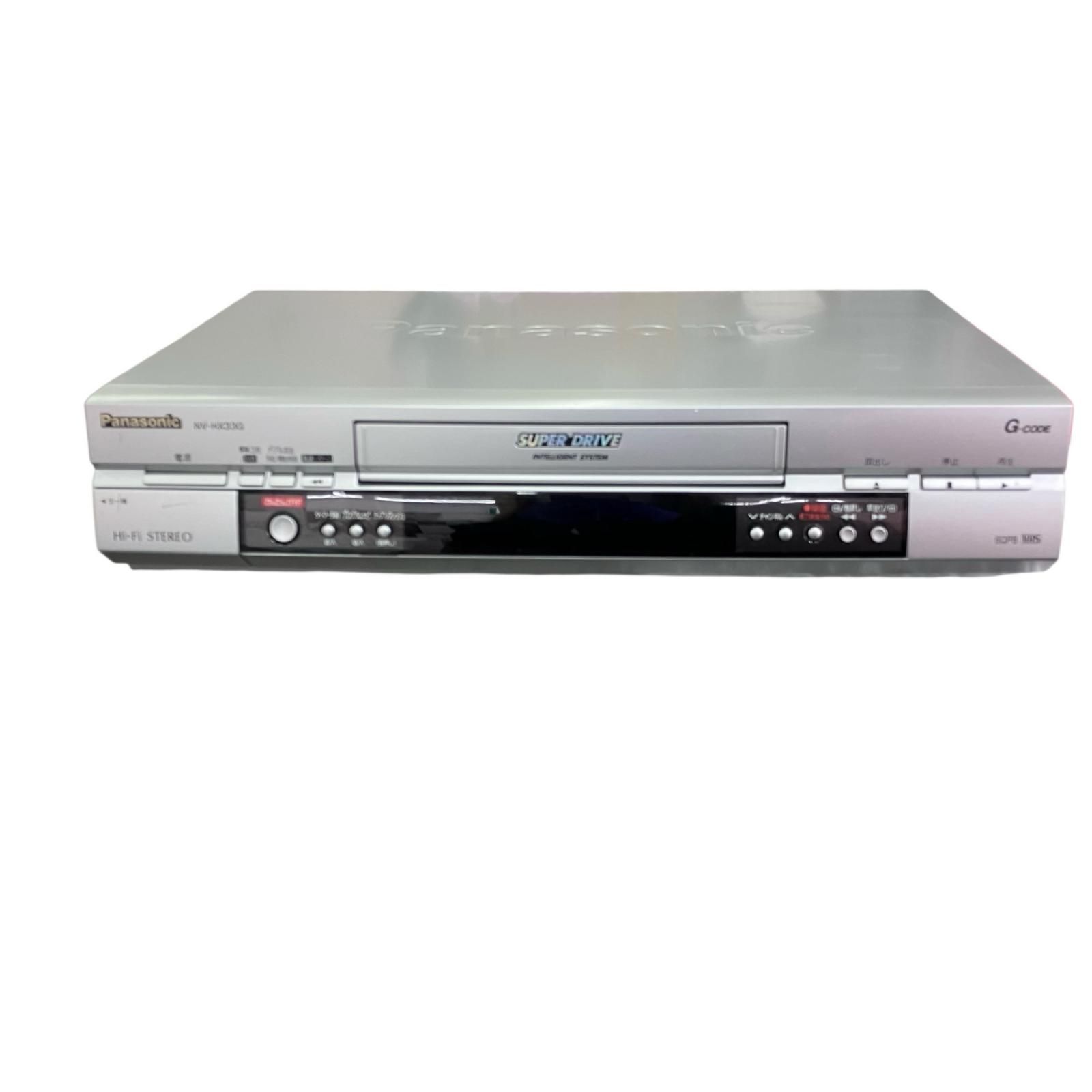 199990 通電確認のみ Panasonic パナソニック ビデオデッキ NV-HX33G