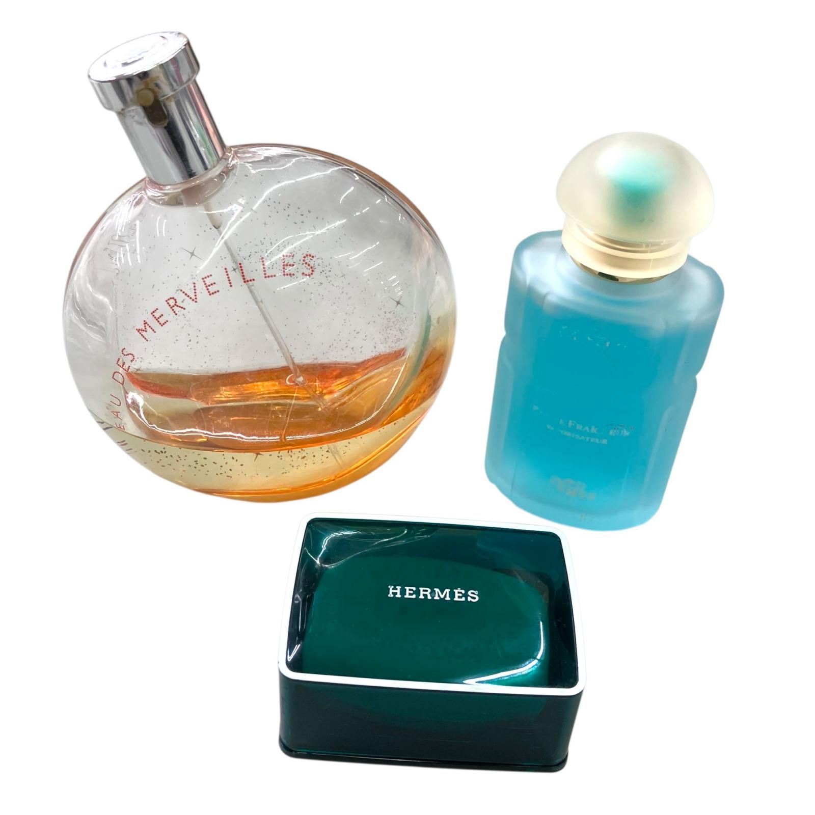 170550 現状品 HERMES エルメス 香水・せっけん 3点まとめ売り - メルカリ